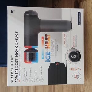 NWT new in box Sharper Image PowerBoost Pro/Compact portable percussion massager